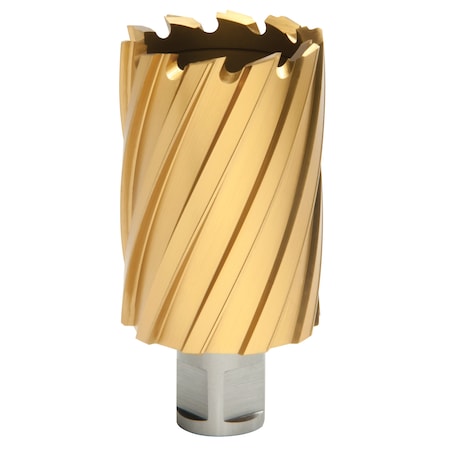 Hougen 1-11/16 in. X 2 in. 12,000-Series TiN Annular Cutter 12754